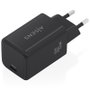 Aisens Cargador de Pared GaN 70W USB-C ASCH-70W1P089-BK Negro